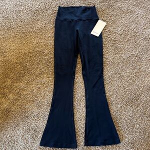 True Navy Flared Leggings